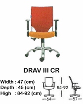 Kursi Direktur & Manager Indachi Drav III CR