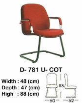 Kursi Hadap Indachi Type D-781 U-COT