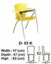 Kursi Kuliah Indachi Type D-03 K